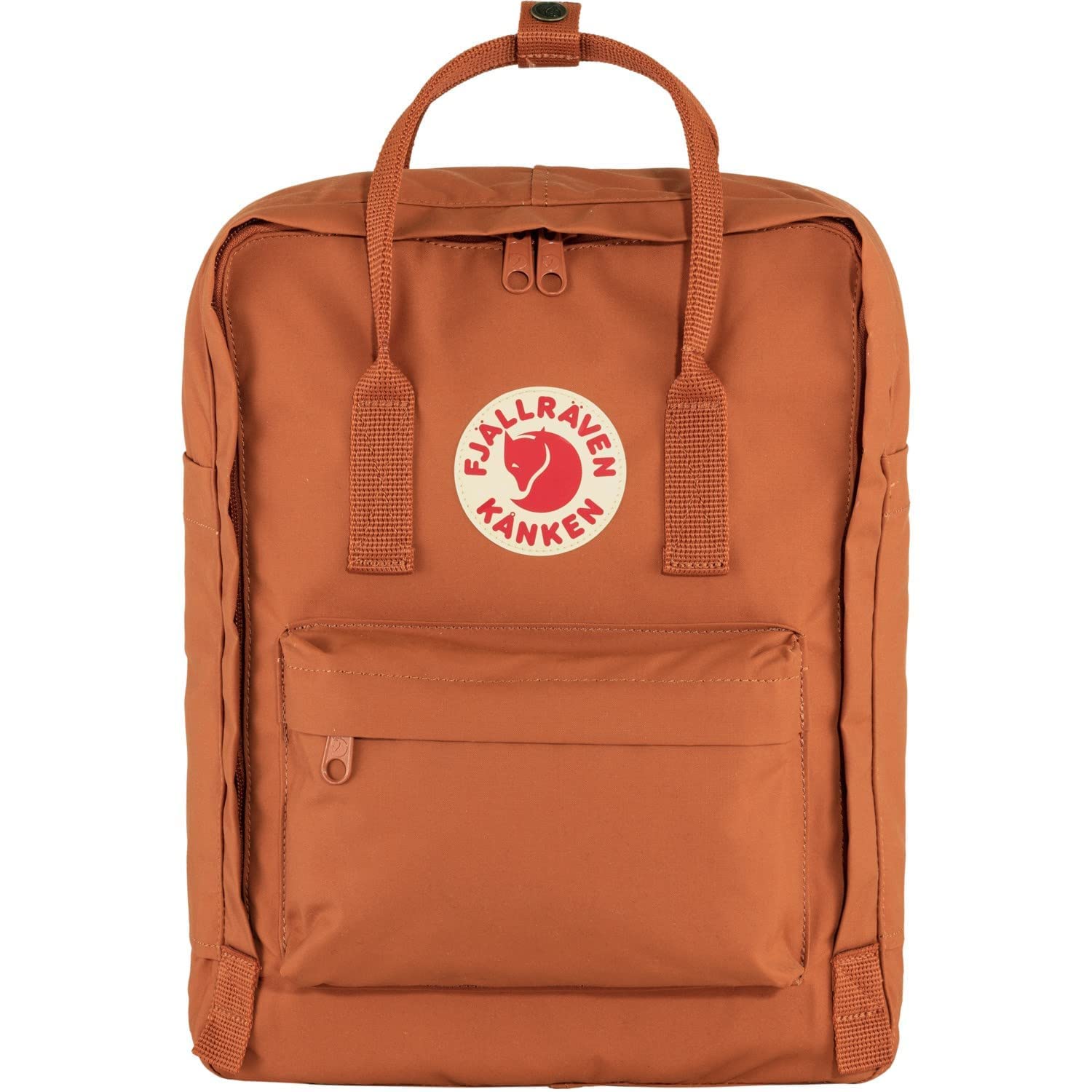 Fjällräven Kånken Backpack for Men, and Women - Lightweight Rugged Vinylon Fabric, Dual Top Handles with Snap Closure, and Classy Look Terracotta Brown One Size One Size