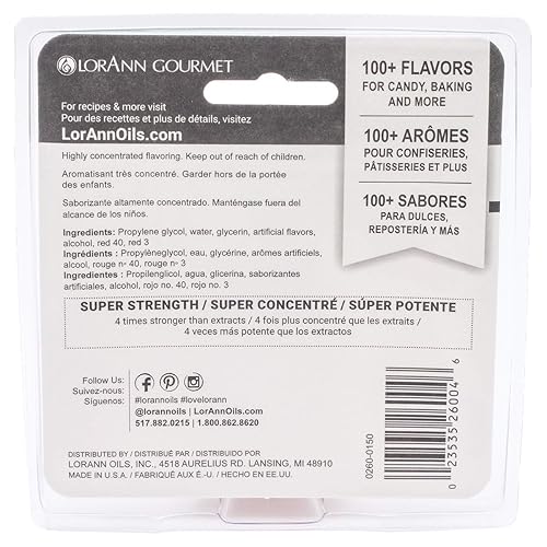 Miniatura 2 de LorAnn Watermelon SS Flavor, 1 botella de dram (0.125 fl oz - 0.1 fl oz - 1 cucharadita) - Paquete doble ampollado