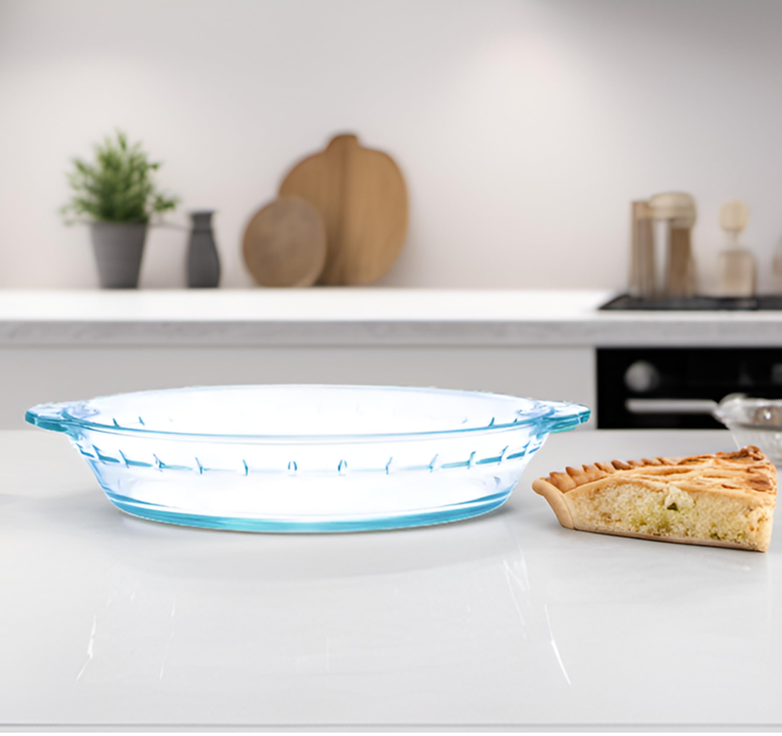 Glass Baking Dish Buy NUTRIUPS Tempered Glass Pie Plate Round Pie Pan ...