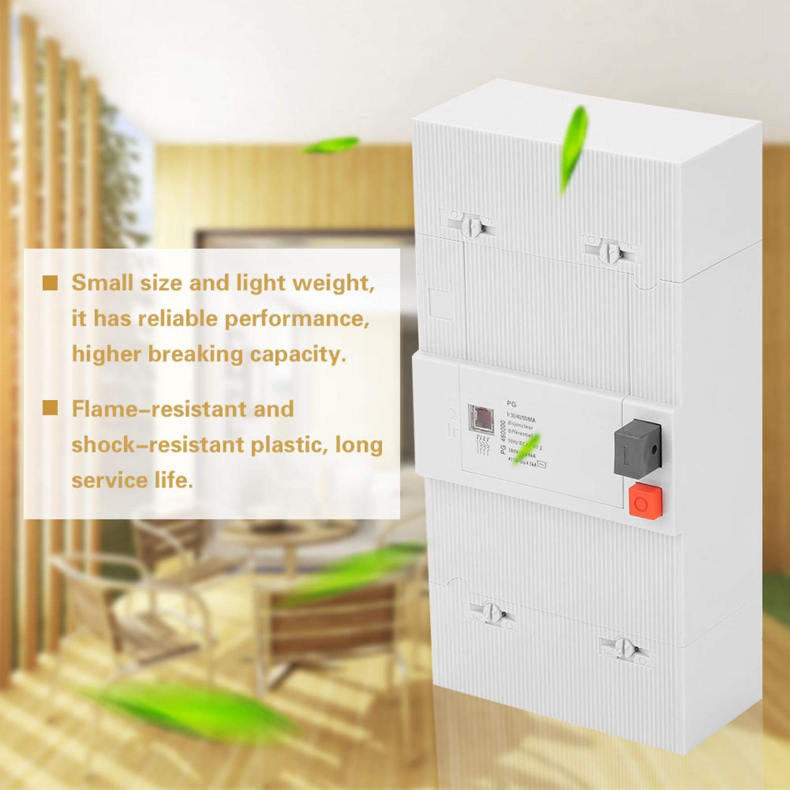 Disjoncteur, Commutateur d'Air de Protection Disjoncteur Basse Tension 30-60A Disjoncteurs Branchement 50Hz / 60Hz
