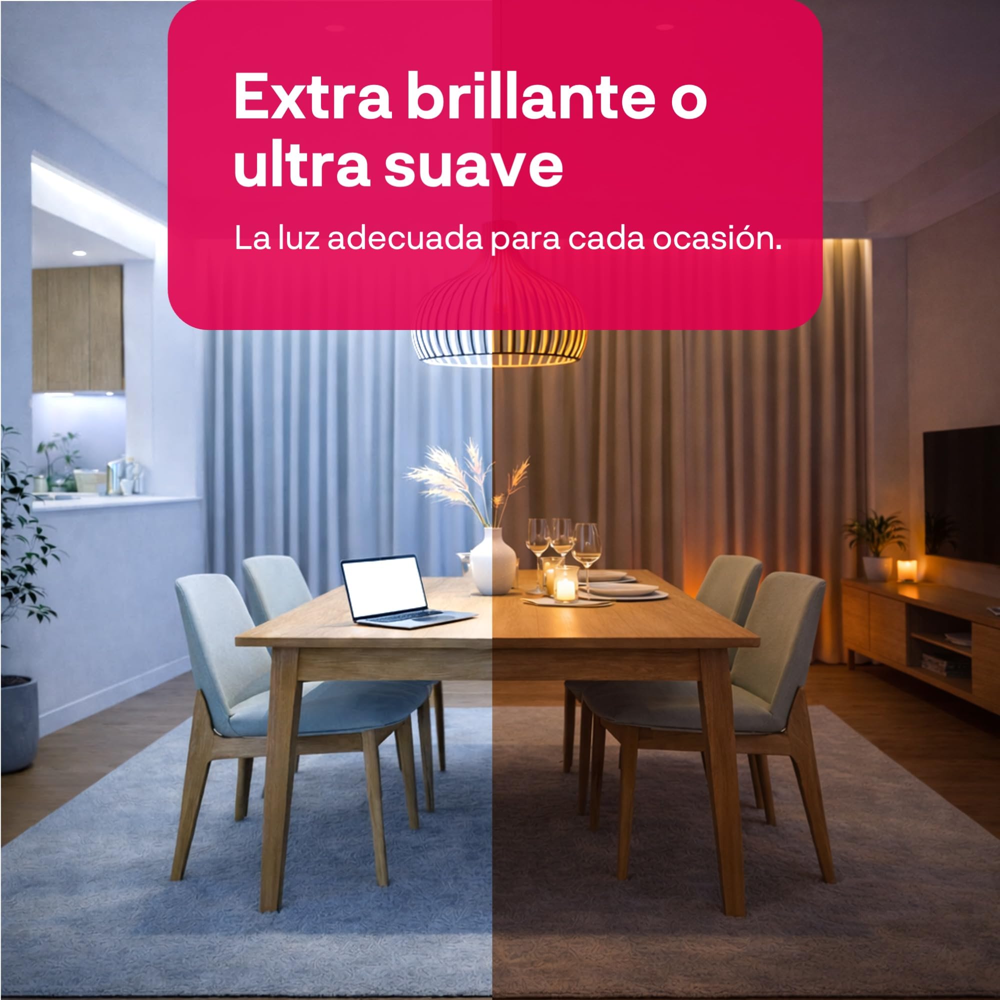 innr Tira LED Zigbee Inteligente 3m, Funciona con Hue* y Alexa (hub requerido), luz RGBW premium, ultra brillante 2200 lm, iluminación LED indirecta, regulable, para salón y dormitorio