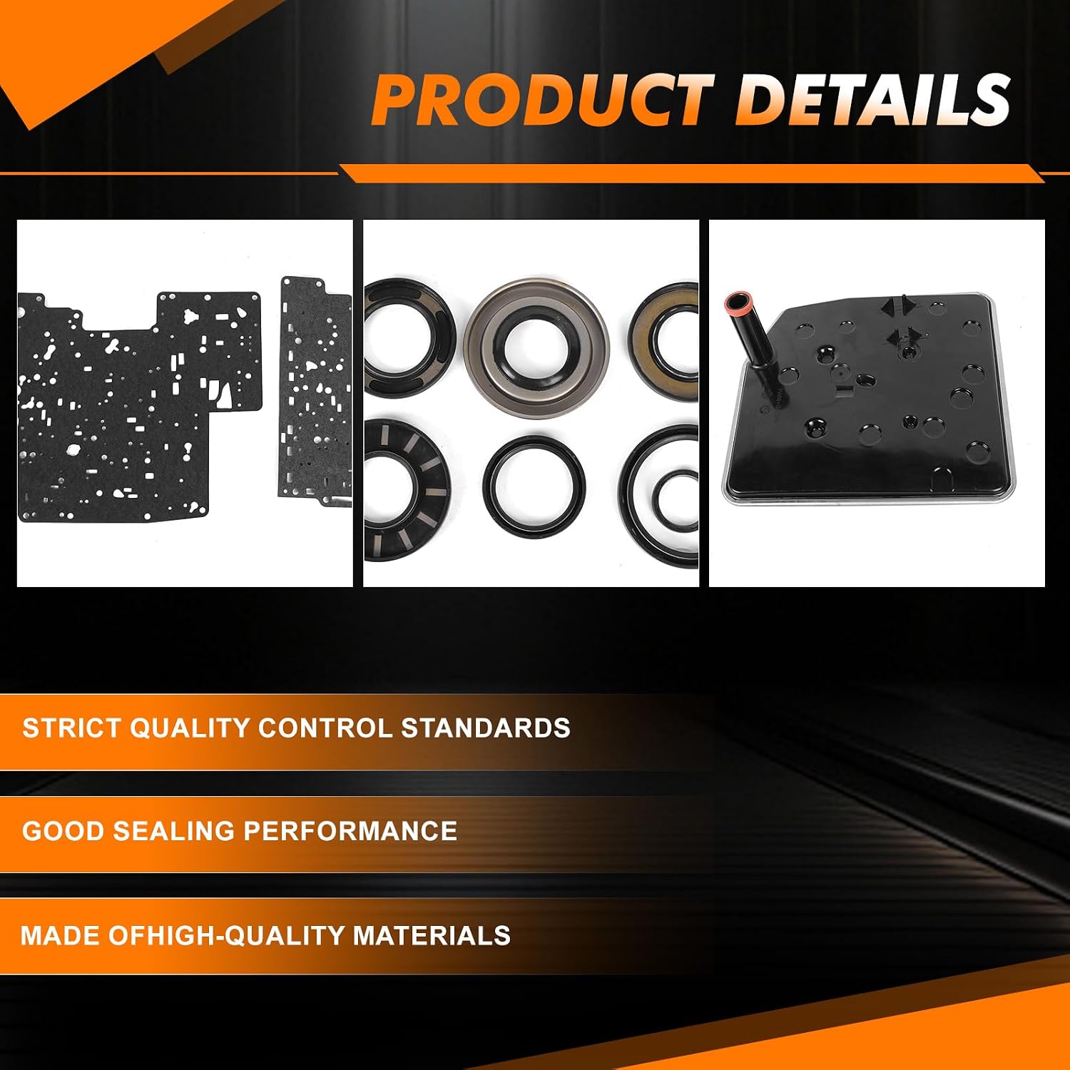 6R80 Transmission Master Rebuild Kit with Filter 49119F for Ford F150/Expedition/Mustang & Lincoln Navigator 2009 2010 2011 2012 2013 2014