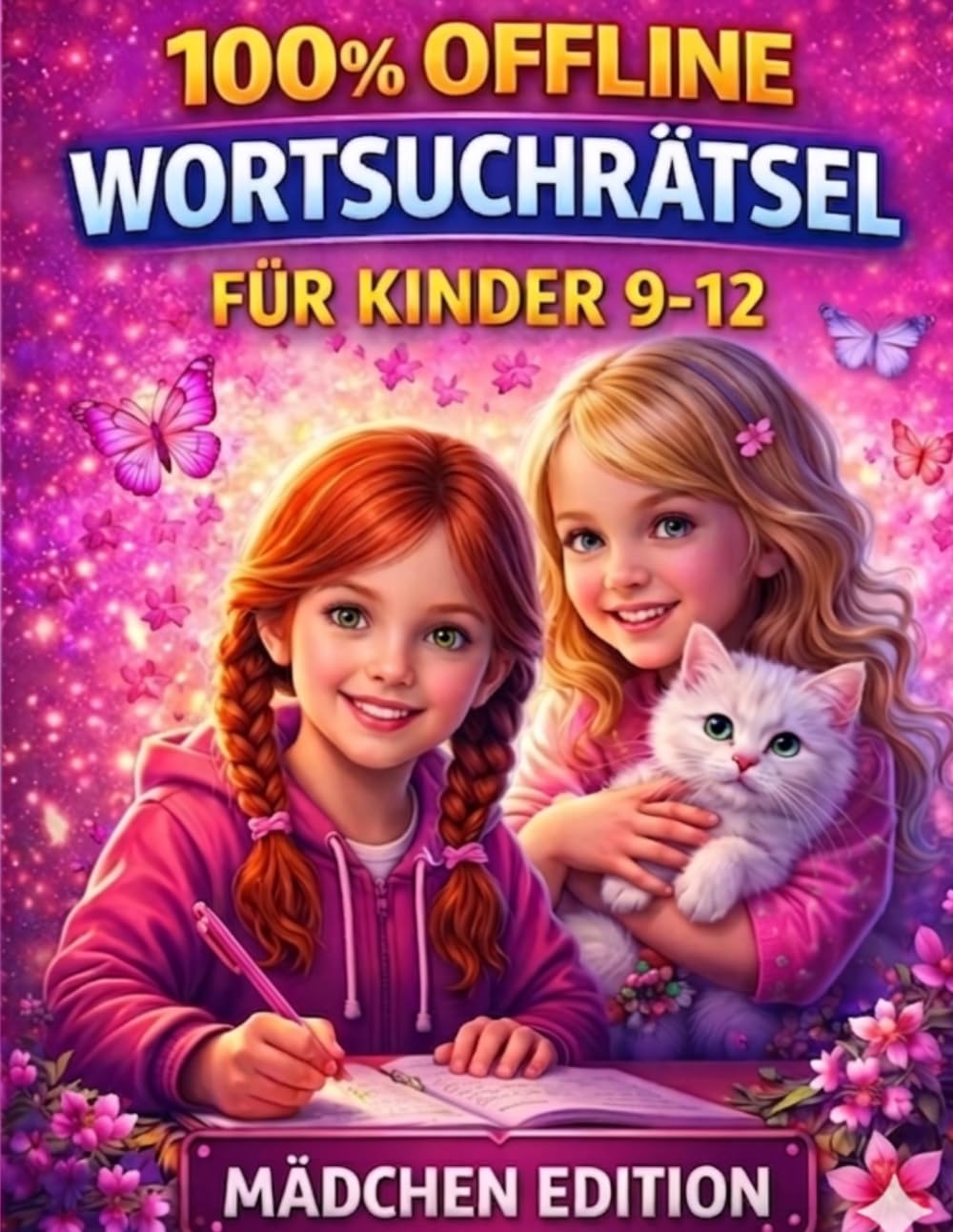 Wortsuchrätsel für Mädchen – 100 % Offline Rätselspaß: 100 spannende Rätsel mit über 1000 versteckten Wörtern – Gehirntraining und Spaß ohne ... – Wortsuchrätsel für Kinder von 9–12 Jahren)