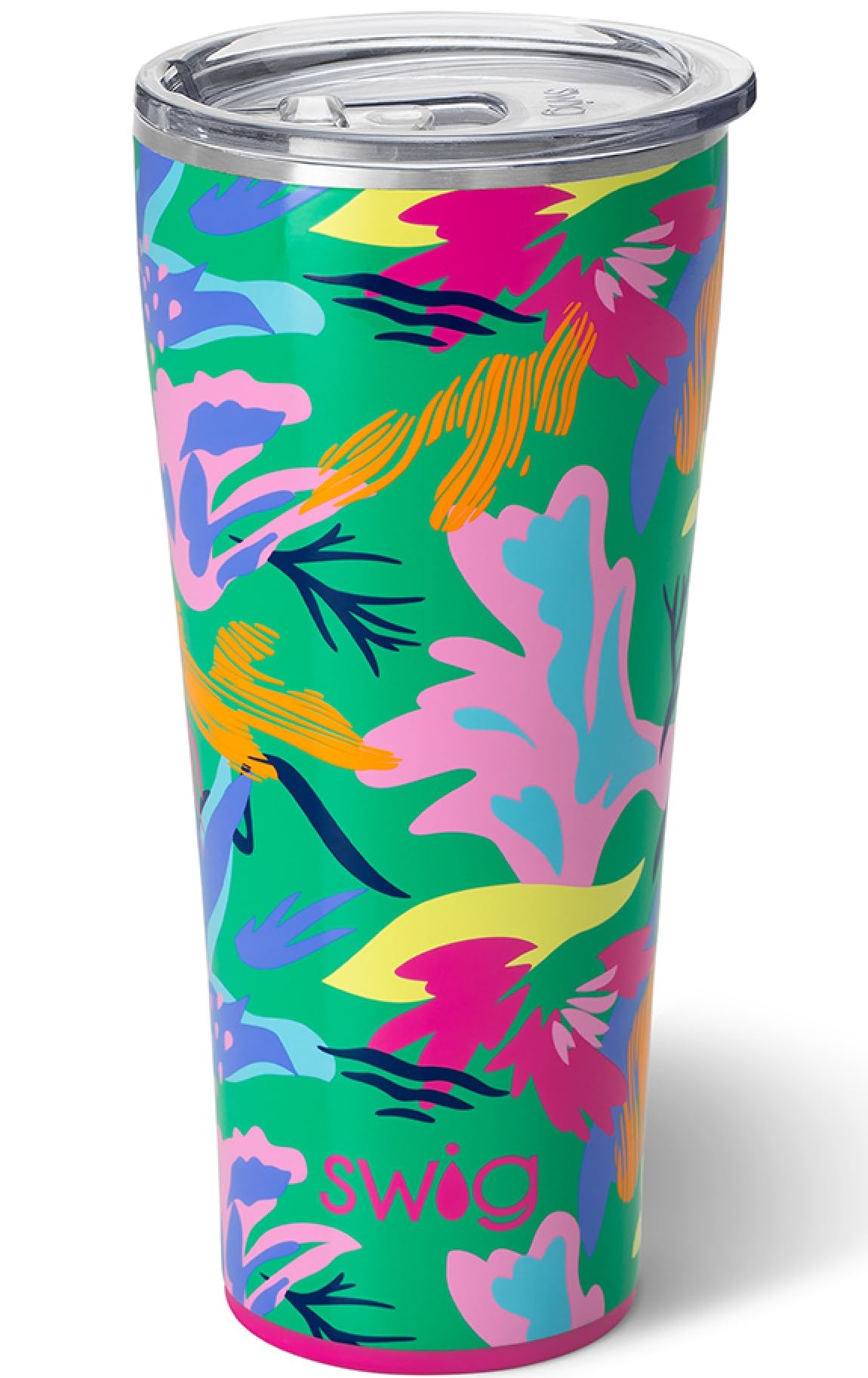 Swig Life 32oz Insulated Tumbler, Travel Coffee Tumbler with Lid, Cup Holder Friendly Travel Coffee Mug, Stainless Steel with Lid (Paradise) — image 1