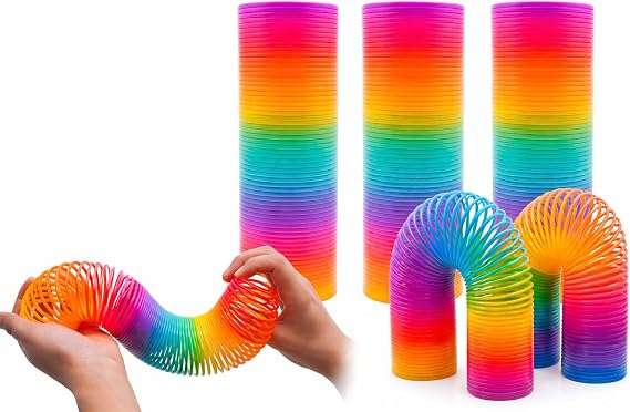 SRV Hub Licensed Slinky Springs (3x Super Long Rainbow Magic Springs)