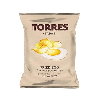 Torres Tapas Fried Egg Potato Chips 125g 4.41 Oz