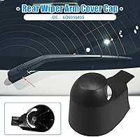 Vista 2 de ACROPIX Tapa de tuerca de brazo de limpiaparabrisas trasero para Volkswagen GTI - Paquete de 1 color negro