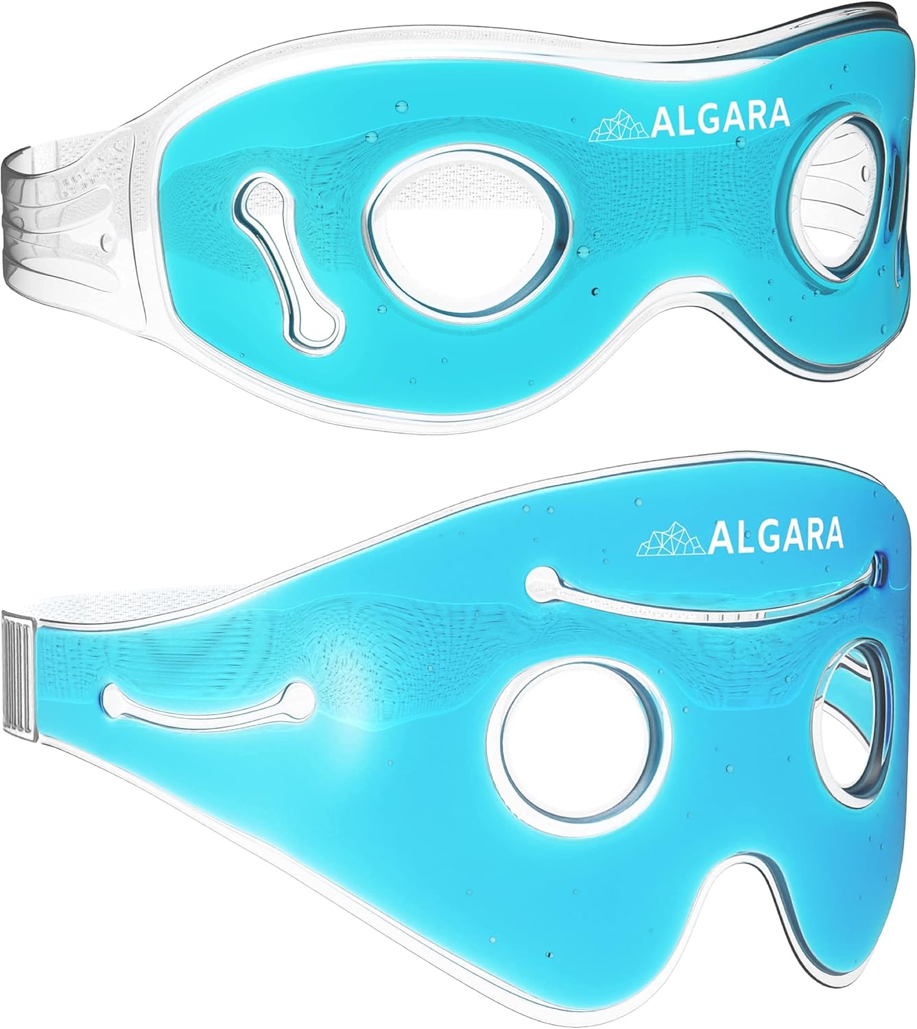 ALGARA Cooling Eye Masks Set of 2 for Puffy Eyes Hayfever Stress