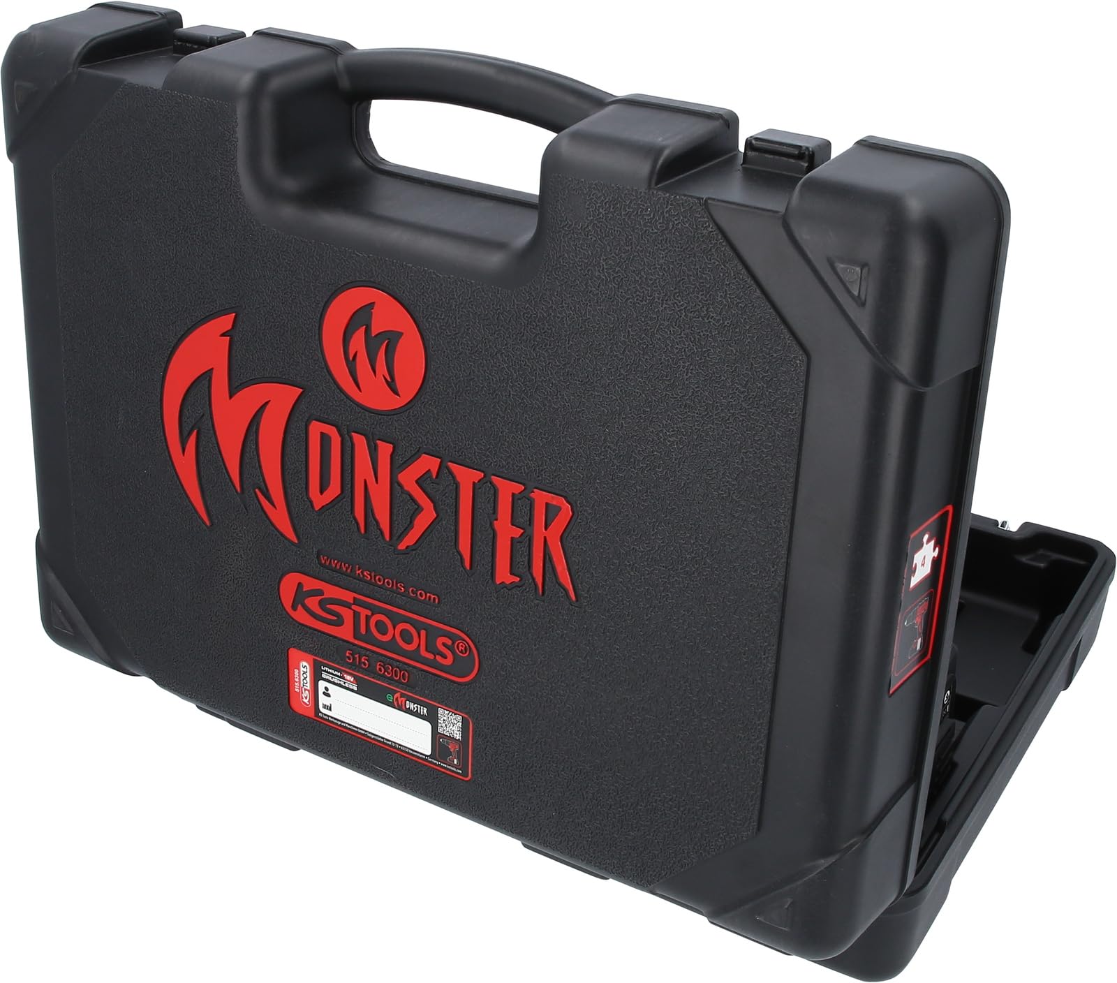 KS Tools 515.6300 eMONSTER bezszczotkowy zestaw wiertarko-wkrętarek akumulatorowych, 4-częściowy