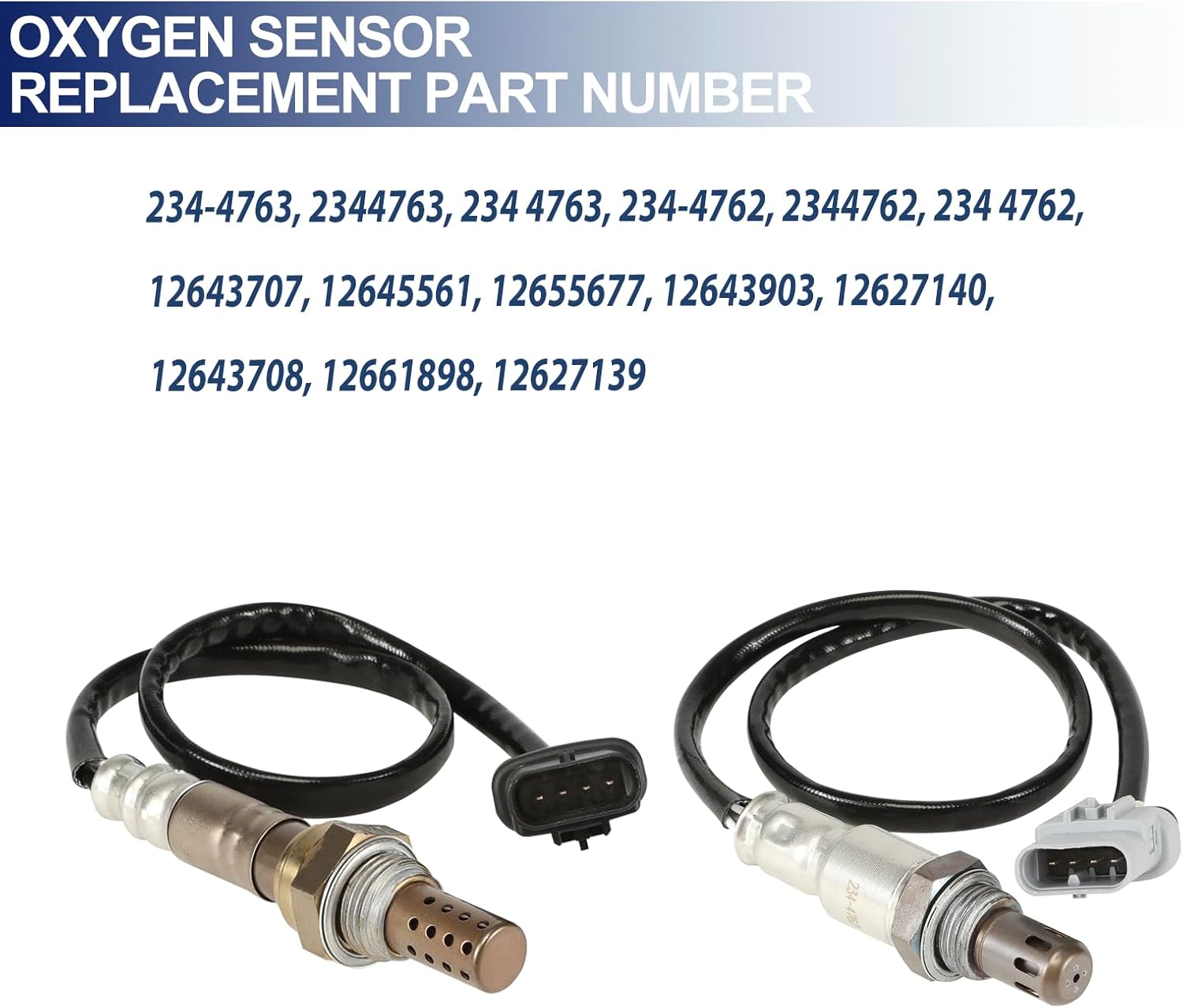 O2 Oxygen Sensor Upstream Downstream for Cadillac ATS CTS 13-17, for Buick Regal 14-17, for Chevy Malibu Limited Camaro Colorado Impala 13-16, for GMC Canyon 15-16, Replace 234-4762 234-4763 2Pcs