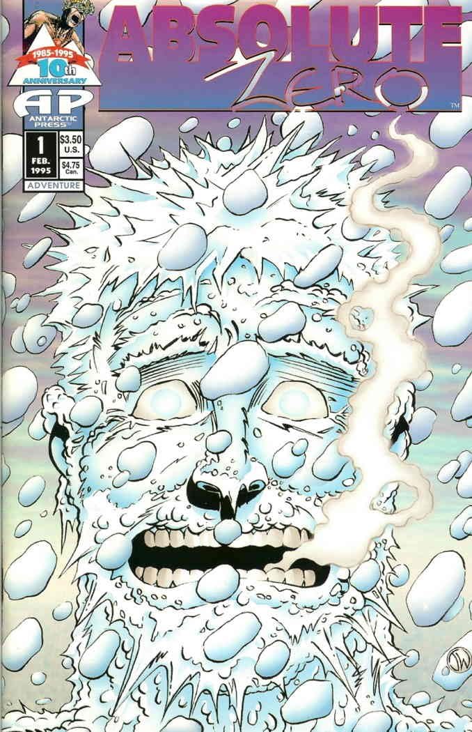 Absolute Zero 1 VF/NM ; Antarctic comic book Print Run