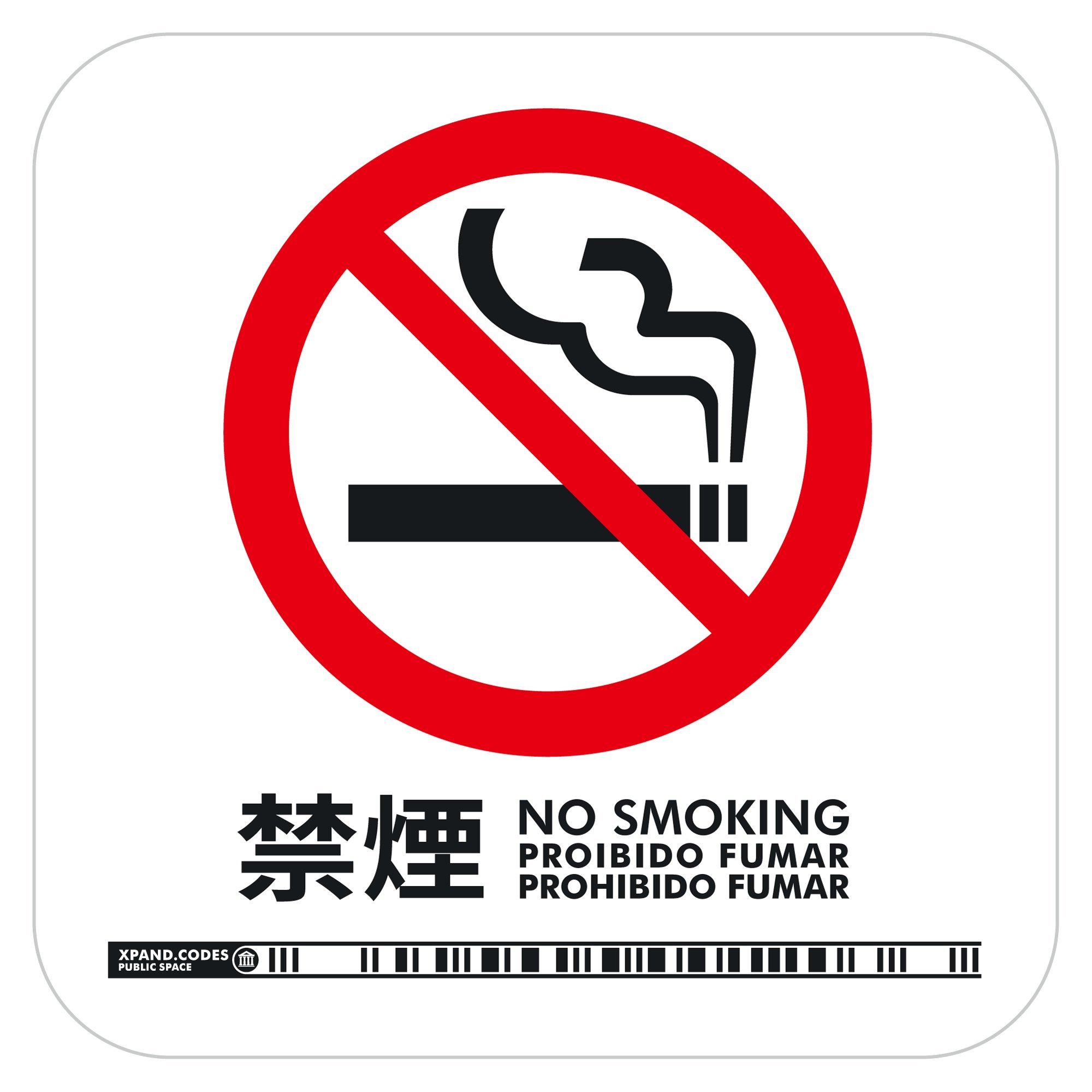 Amazon | 【屋外用】【2枚入り】多言語標識「禁煙（ポルトガル語