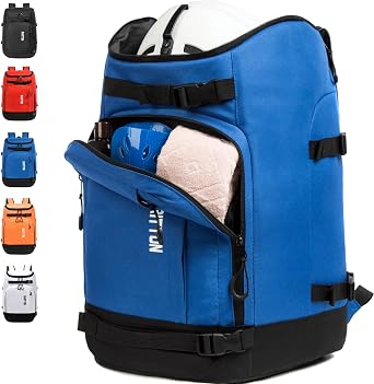 Ski Boot Bag - Boot Travel Backpack for Snowboard & Ski Boots, Helmet, Goggles, Gloves, Accessories