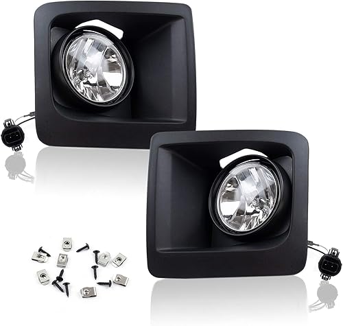 RP Remarkable Power, FL7086 apto para 2014 2015 2016 Sierra 1500 luces antiniebla lente transparente parachoques juego nuevo