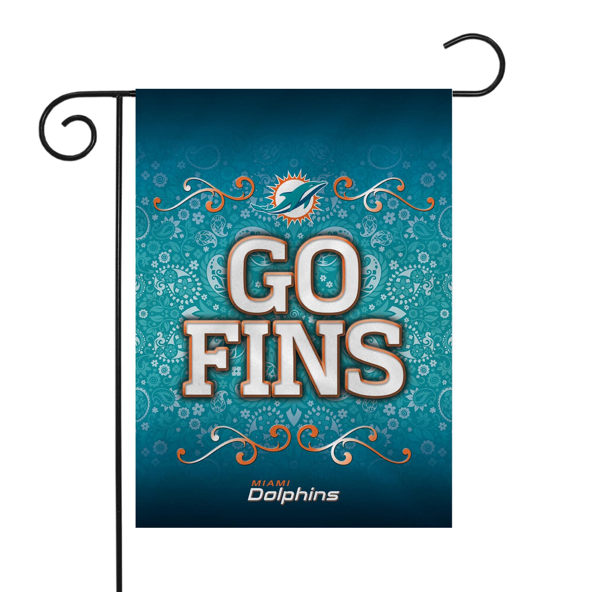 Rico Industries NFL Football Slogan 13" x 18" Double Sided Garden Flag - Outdoor - Great Gift Item