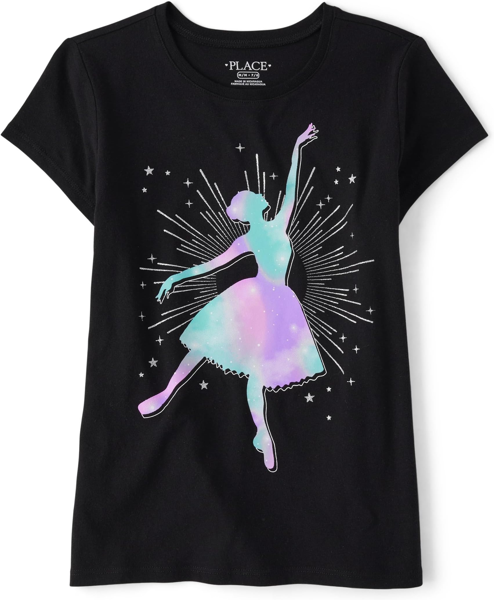 The Children's Place Girls Short Sleeve Graphic T- Shirt