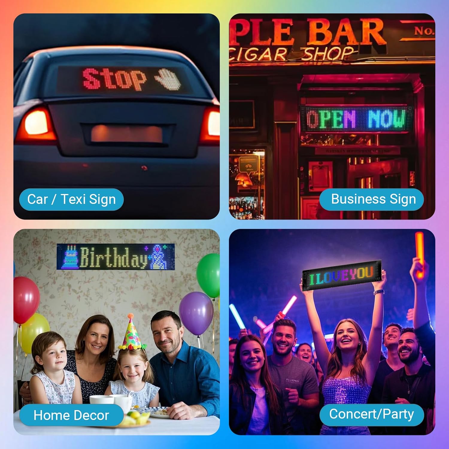 LED Eyes for Truck Windshield, 2PCS 23.6inx4.7in Devil Eyes Light for Windshield, Devil Eyes Light for Car, Truck, SUVs, Gift for Men