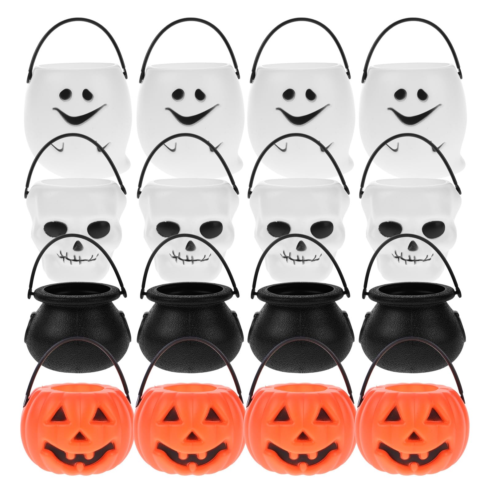Pots à friandises Halloween citrouille pour cadeaux d'invités