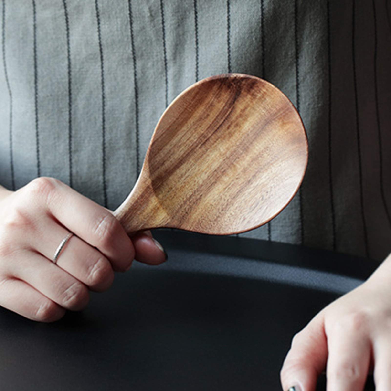 Plastic Rijst Paddle Non Stick Staande Rijst Lepel Scooper Spatel