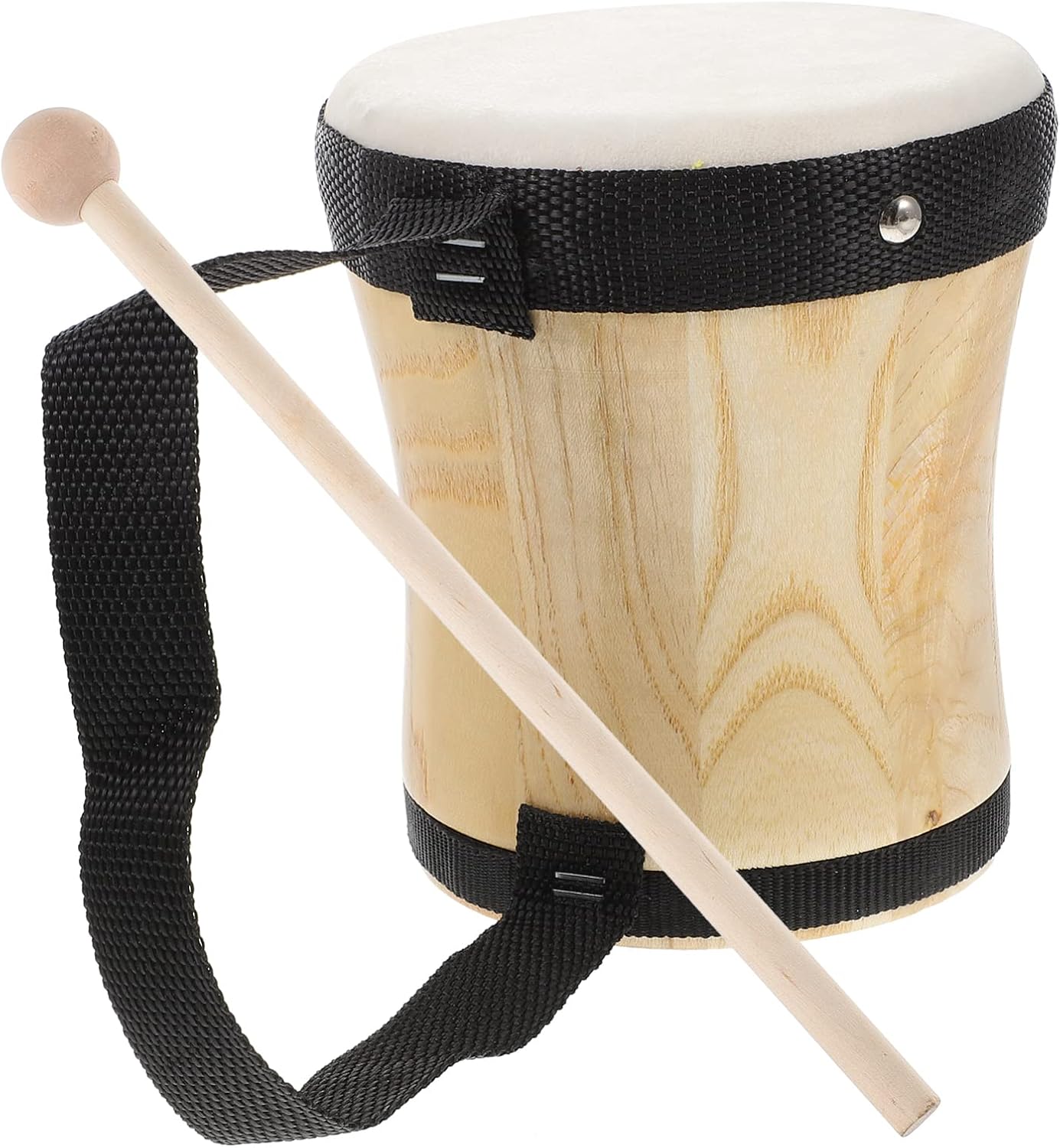 Amazon.com: Vaguelly Kid Bongos Drum With Drum Stick Wood Percussion ...
