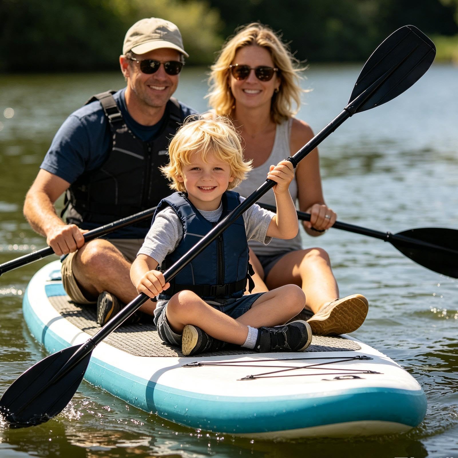 Pagaia Kayak In Fibra Di Carbonio 2 Sezioni Leggero Doppia Testa In Fibra | Pagaia Da Kayak Da Pesca Per Bambini Canottaggio Lago Fiume Mare Rafting Campeggio Viaggio