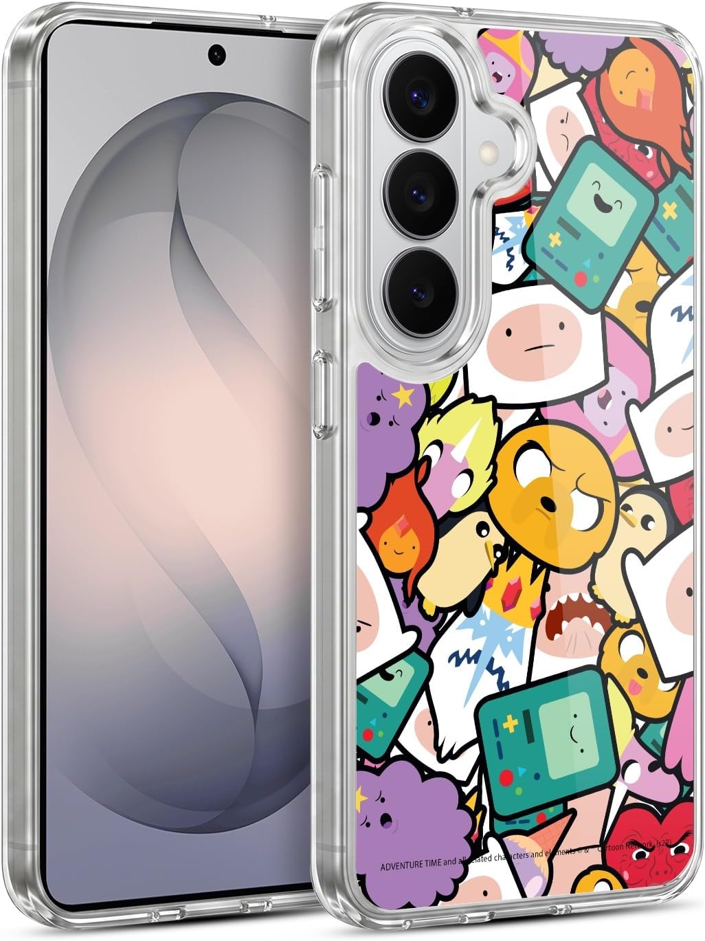 Head Case Designs Officially Licensed Adventure Time BMO Graphics Gel Case [Military Grade Protection] Compatible with Samsung Galaxy S24 5G and Compatible with MagSafe