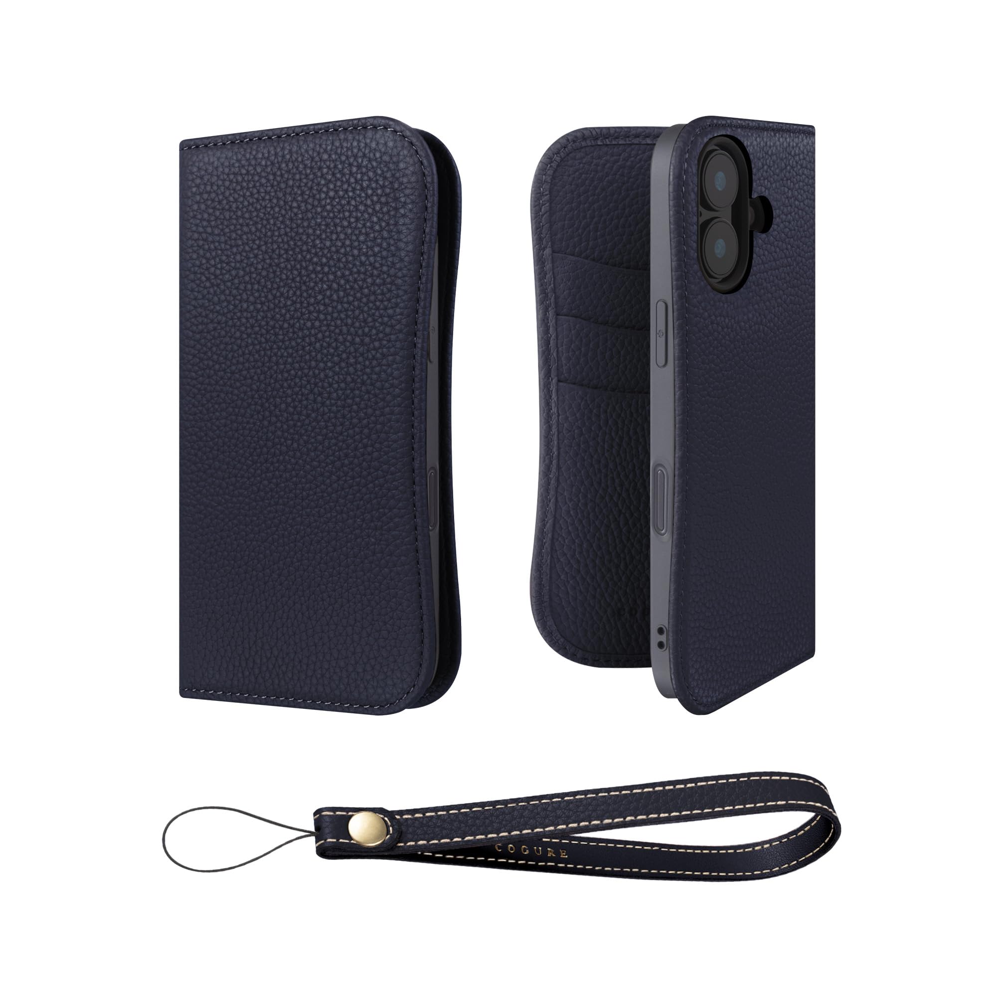 Amazon.co.jp: COGURE スマホケース iPhone16用 手帳型 ケース