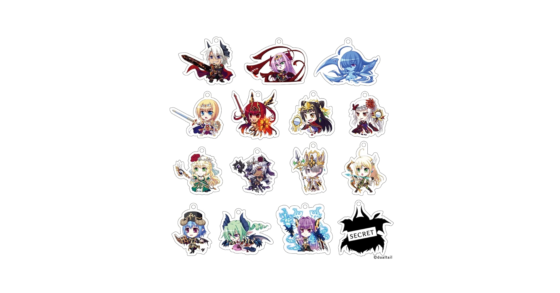 FLOWERS 冬篇 ヒロインズコレクション アクリルキーホルダー