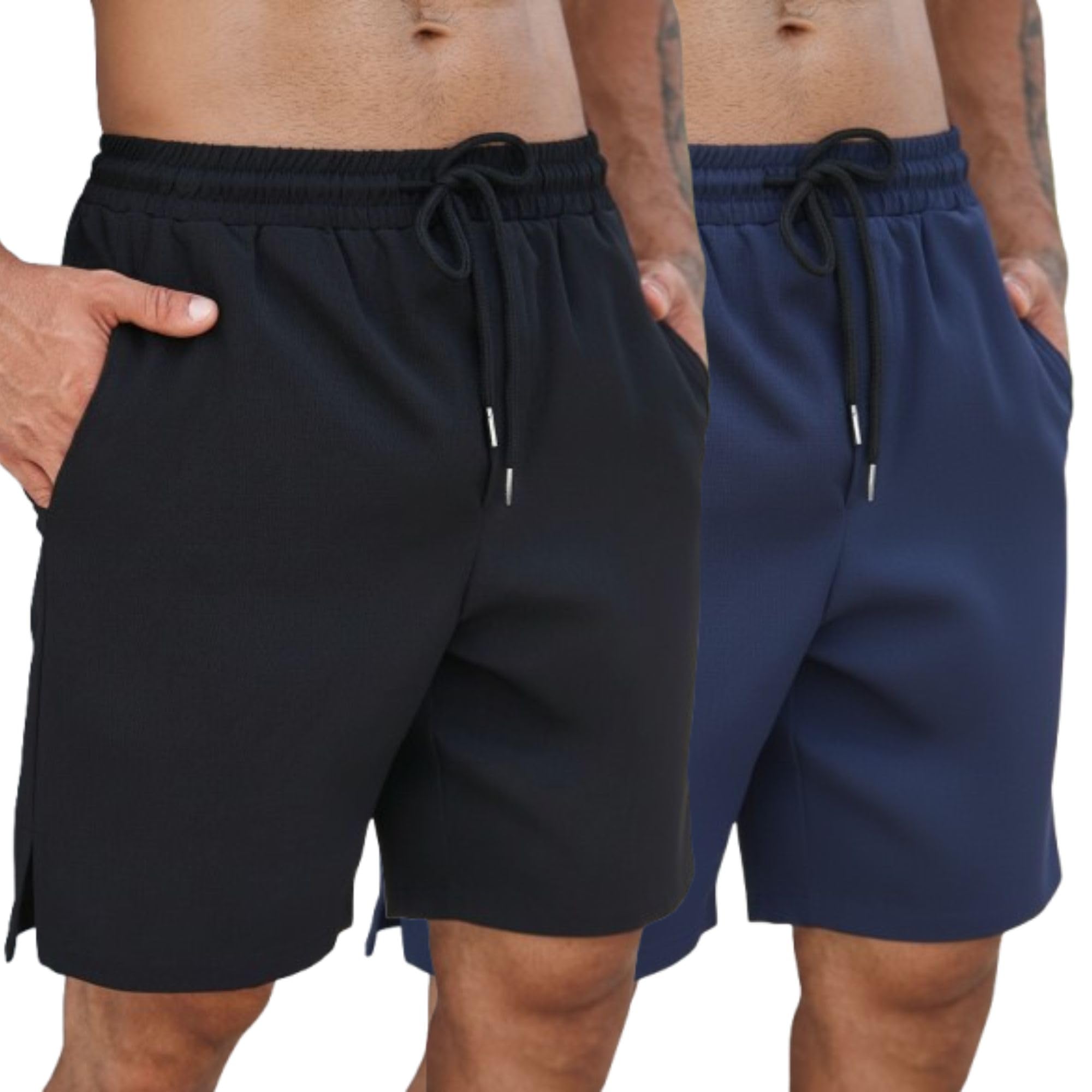 kg3 Boxer Shorts for Men |Regular Fit Light All Day Lycra Polyester Short with Two Side Zipper Pockets-picture-38