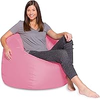 Vista 105 de Posh Creations - Puff para niños, adolescentes y adultos, incluye funda extraíble y lavable a máquina, tamaño grande de 38 pulgadas, lona con diseño