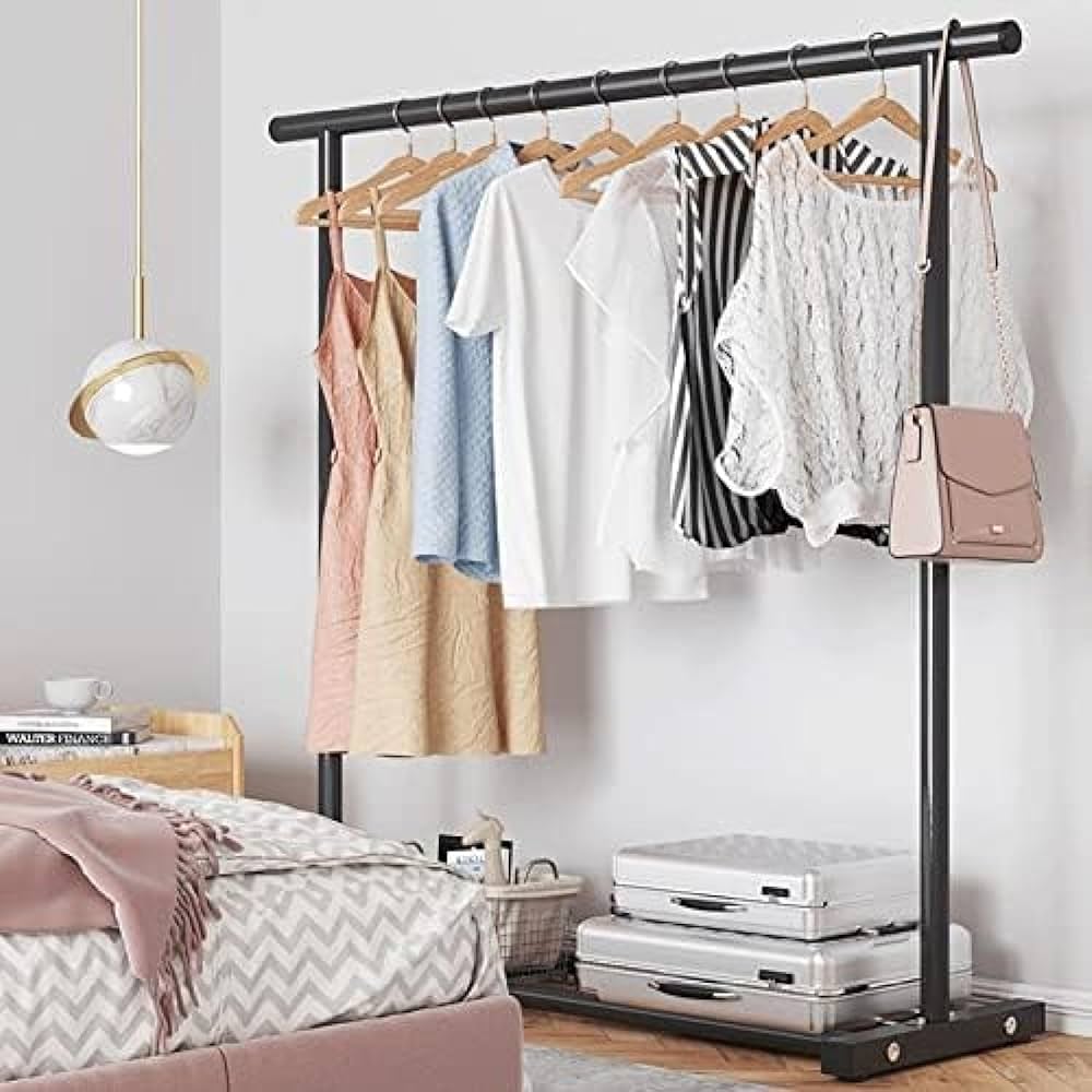 キャスター付き シングルラック Amazon.co.jp: ハンガーラック スリム 頑丈 シングル コート