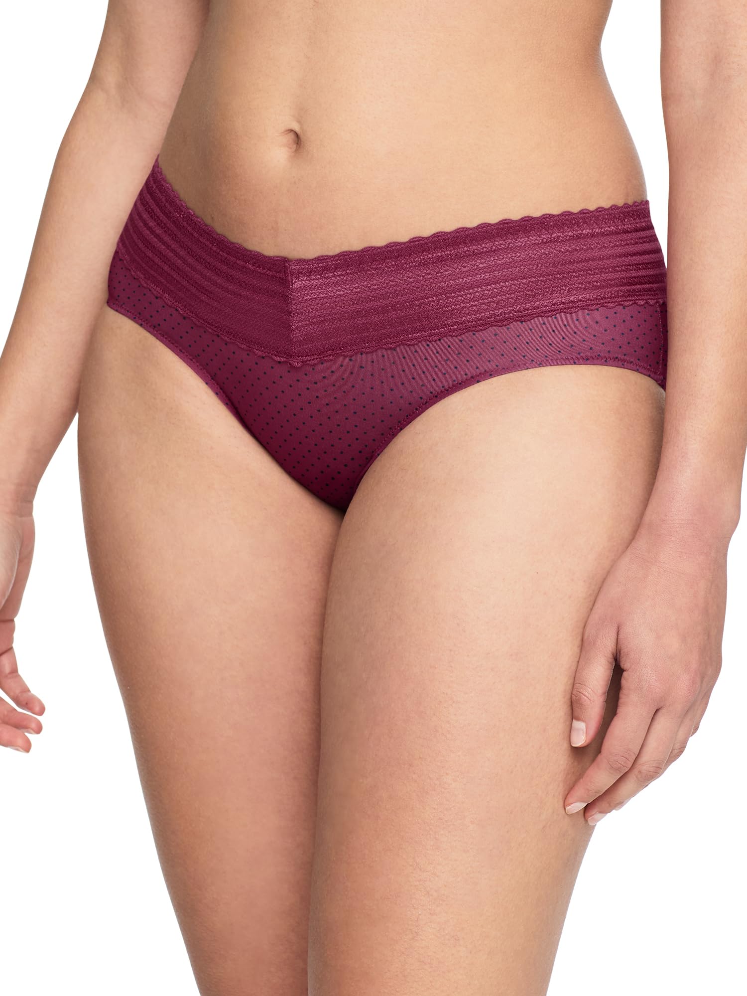 Warner's womens No Pinching No Problems Dig-free Comfort Waist With Lace Microfiber Hipster 5609j