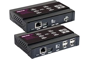 4K HDMI KVM USB Extender Over Single Cat5e/6 Extends Your Reach