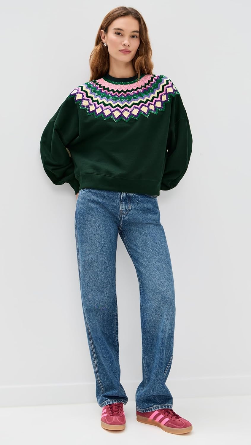 Essentiel Antwerp Women's Issu Embroidered Sweatshirt - Image 5