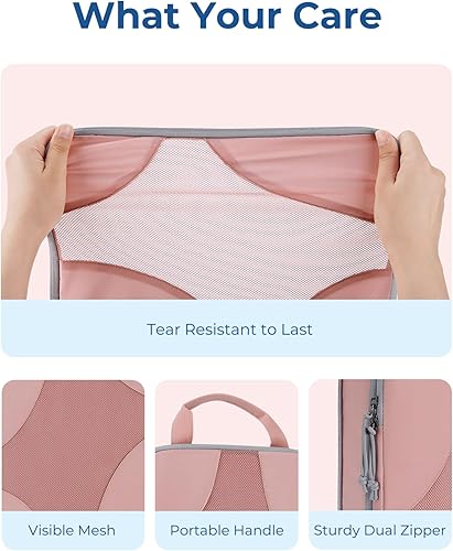 Miniatura 5 de BAGSMART Cubos de embalaje de compresión para viajes, organizador de equipaje comprimible para cruceros, artículos esenciales de viaje ligeros,