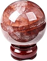 Vista 66 de AMOYSTONE Bola de aventurina azul Natural Cuarzo Cuarzo Cristal Esfera Piedra Bola con Base de Madera
