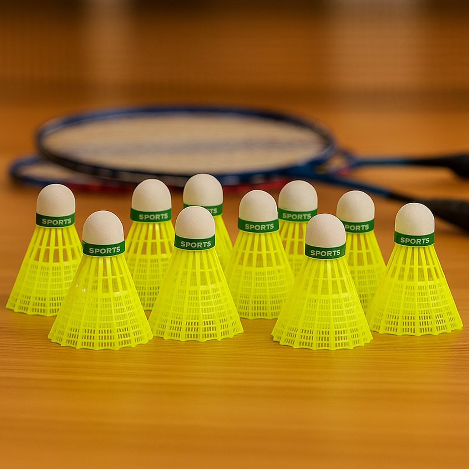 Plastic Badminton Shuttlecock Set (10 Pcs) | Sports-image-4