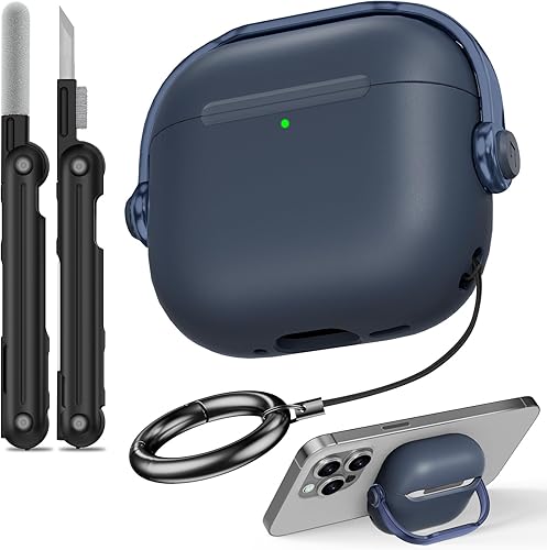 Miniatura 37 de Funda para Airpods Pro 3, fundas de bloqueo de seguridad para Apple Airpod Pro 3 (2025) con soporte para teléfono y kit de limpieza, protección