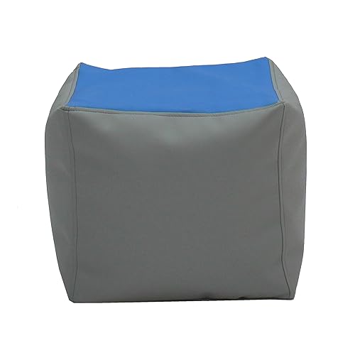 Miniatura 10 de Factory Direct Partners 13043-CT SoftScape Pufs cuadrados de 14 pulgadas para niños (juego de 2 piezas) - Contemporáneo