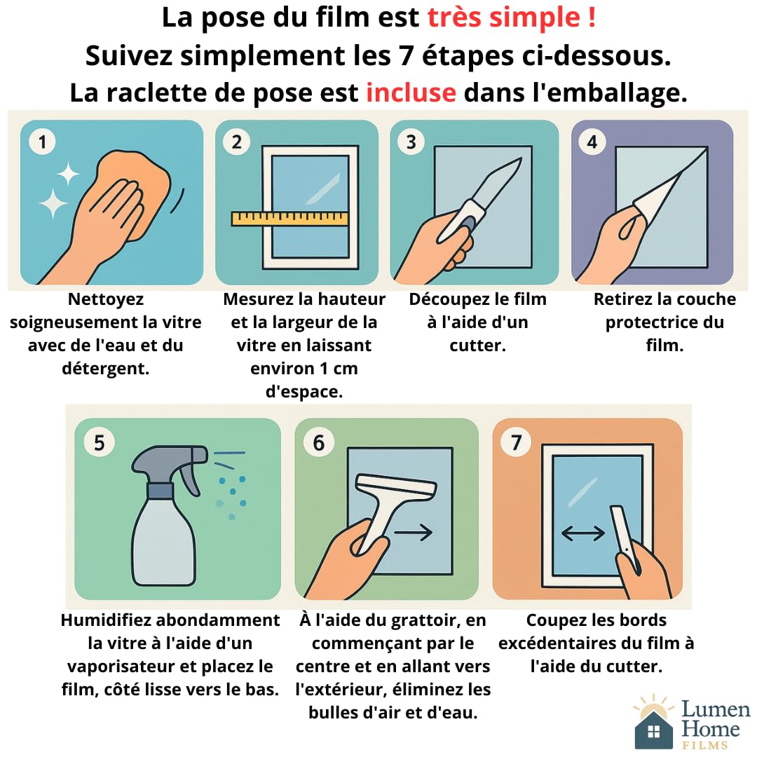 Film de confidentialité en verre satiné mat, effet givré foncé, film adhésif pour fenêtre et boîte de douche, anti-regard réutilisable (satiné opaque, 90 x 300 cm)