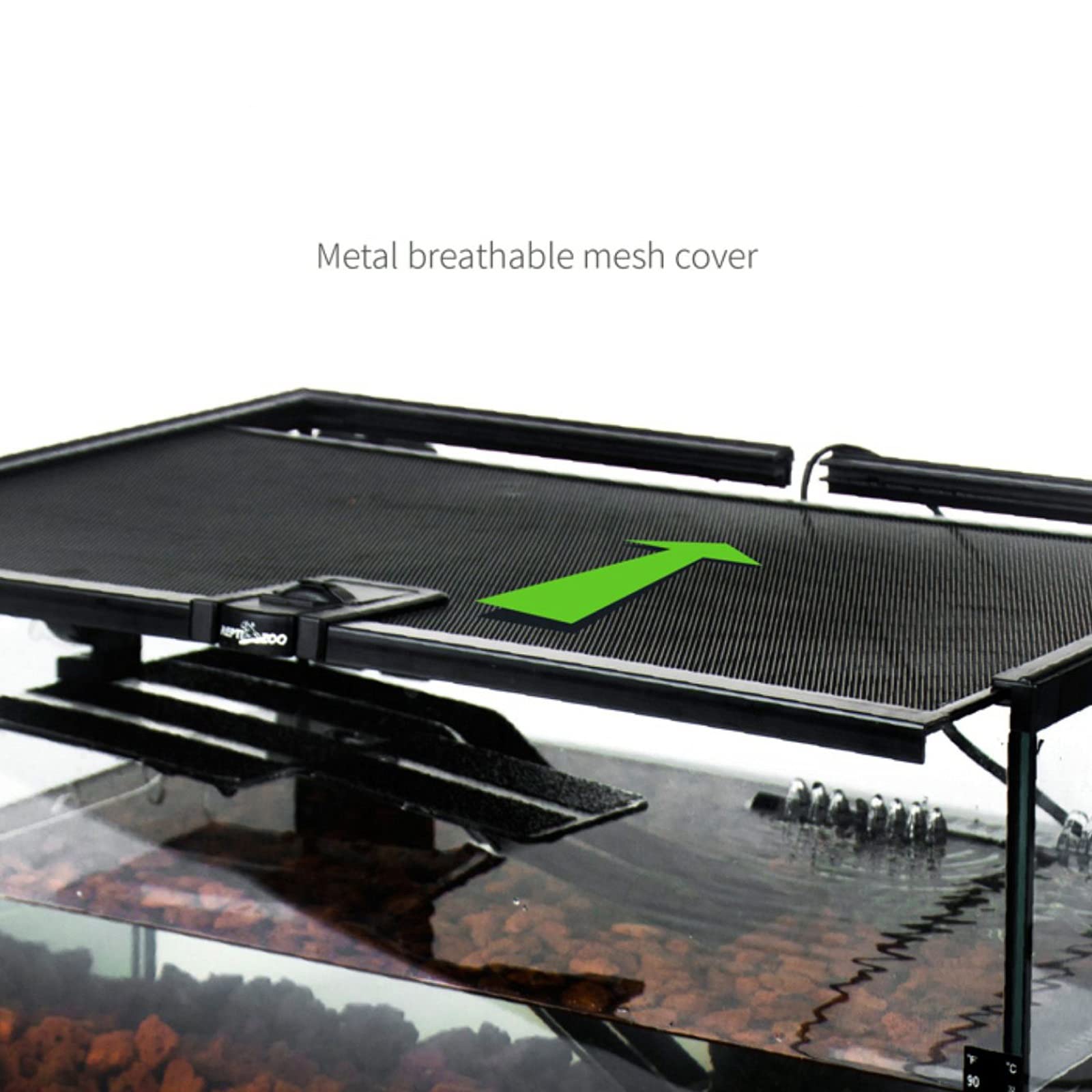 Serbatoio di tartaruga Tartaruga Tarcoise Terrazza Anfibio Ecologico Serbatoio Ecologico Glass Blank Turtle Terrario Villa Brasiliana Tartaruga Brasiliana Tartaruga acquatica Soggiorno Piccolo per Int
