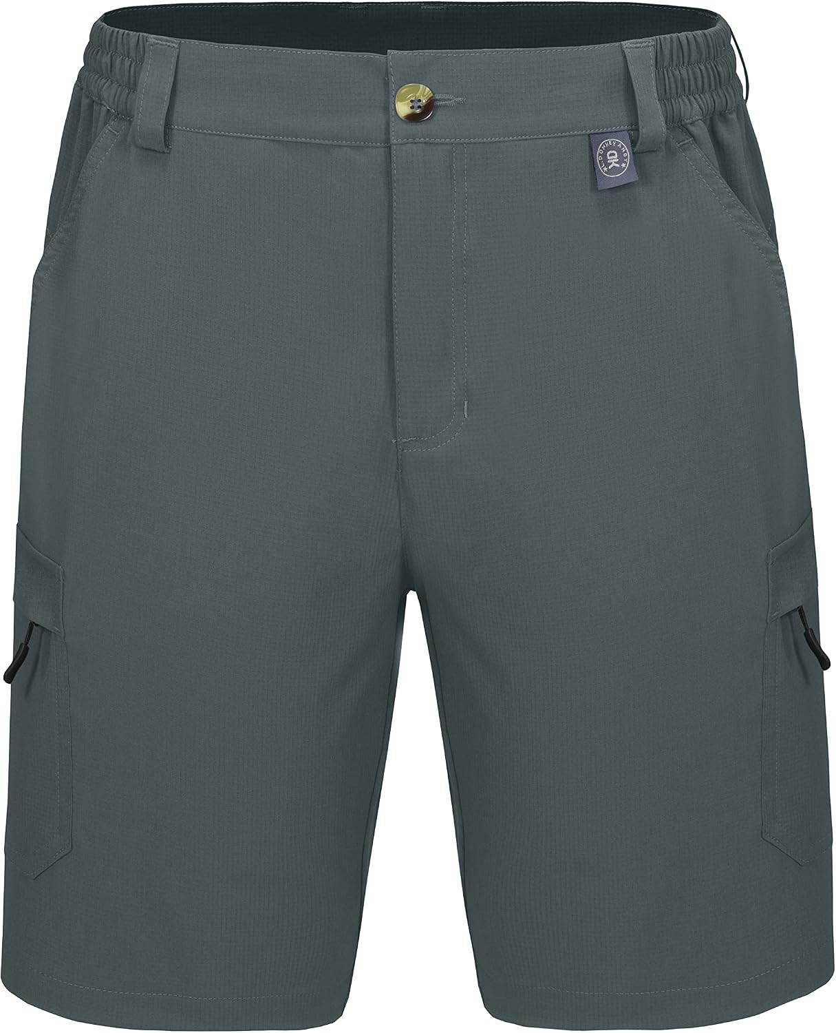 Little Donkey Andy Men's 10 Inch Quick Dry Cargo Shorts Stretch Lightweight Outdoor Hiking Shorts UPF 50