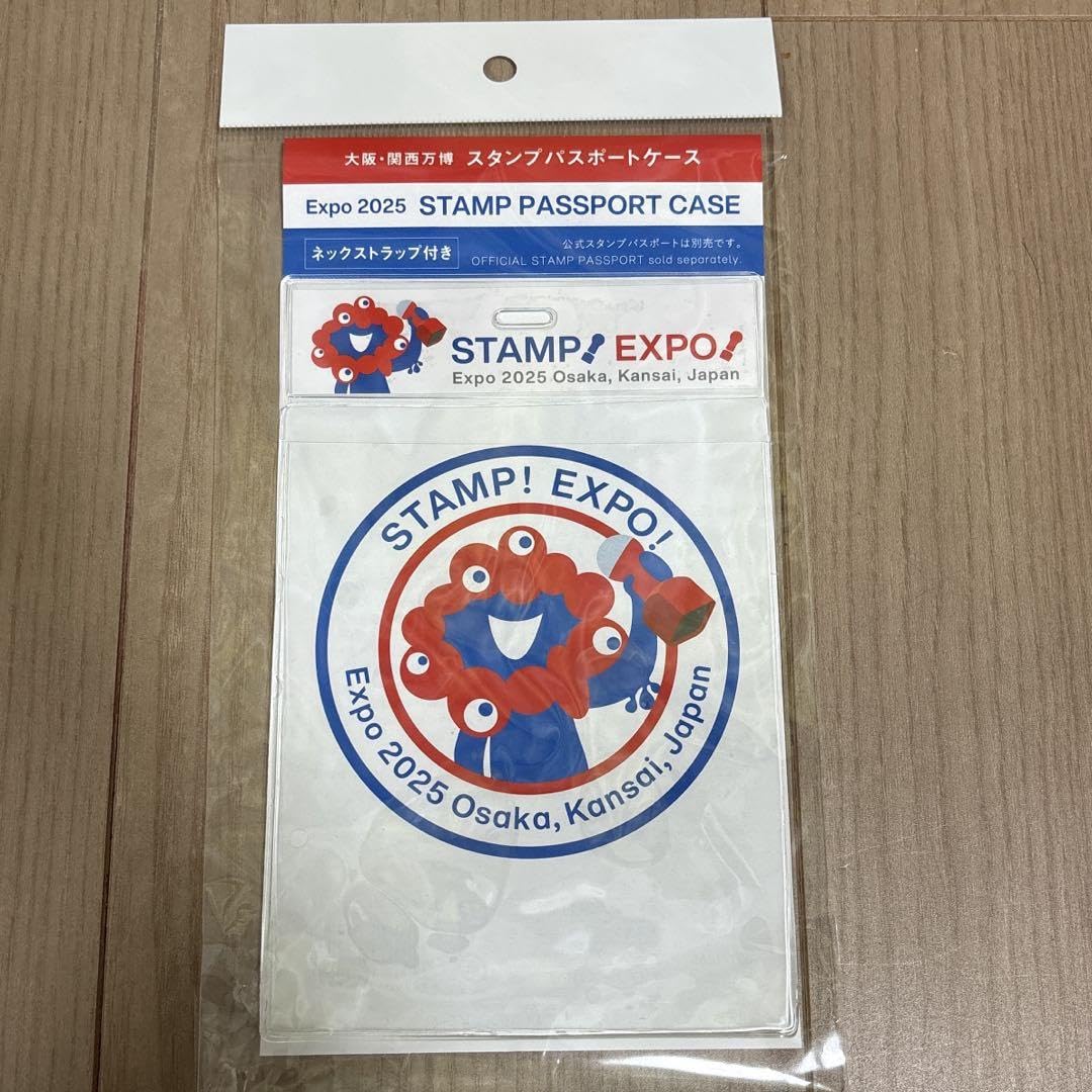 ★ラス1★ 万博 パスポート型スタンプ帳＋ホルダー＋ストラップ ミャクミャク 大阪万博 パスポート型記念チケット＋スタンプ帳ホルダー＋