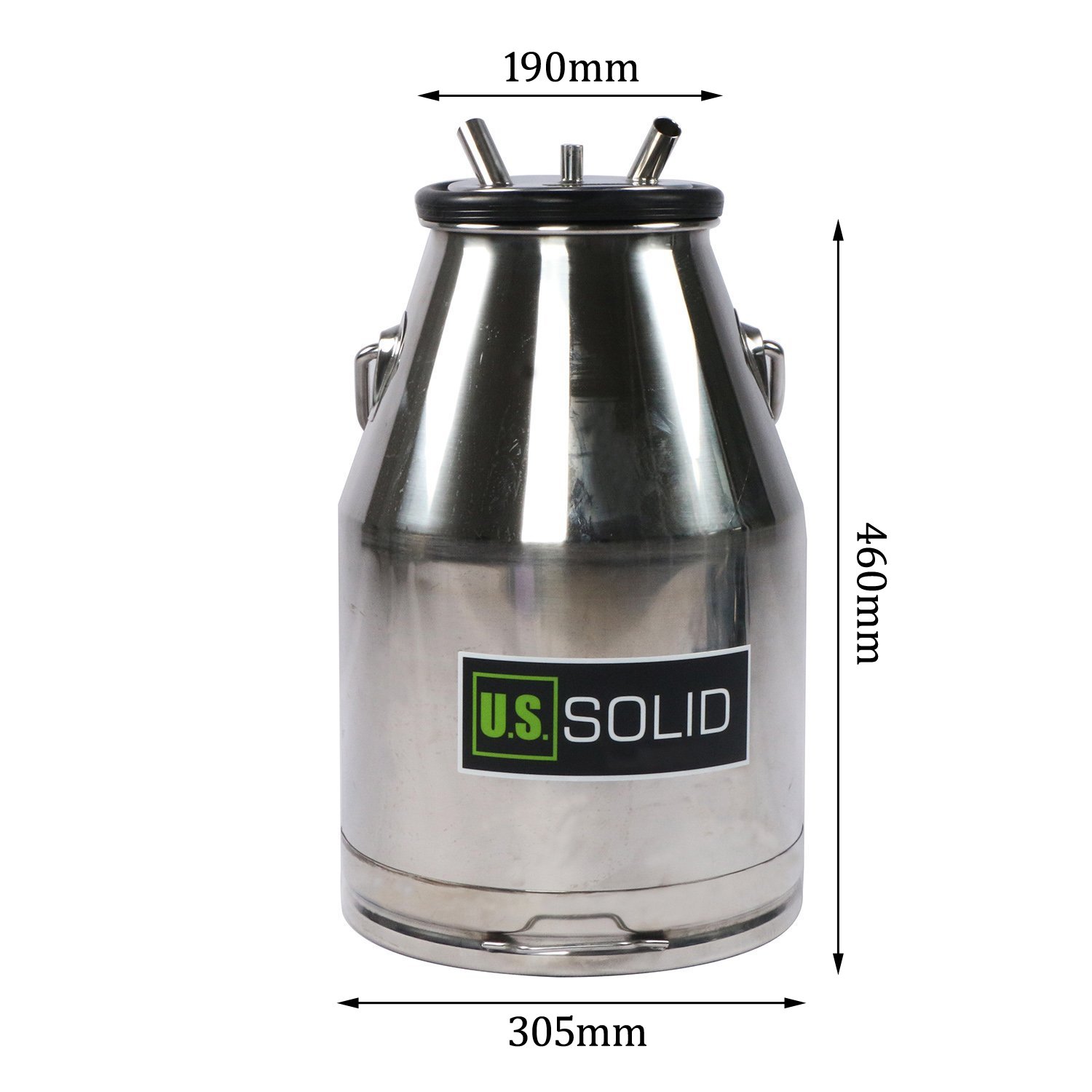 Cow Milking Machine25L Stainless Steel Milk Bucket with Milk Lid