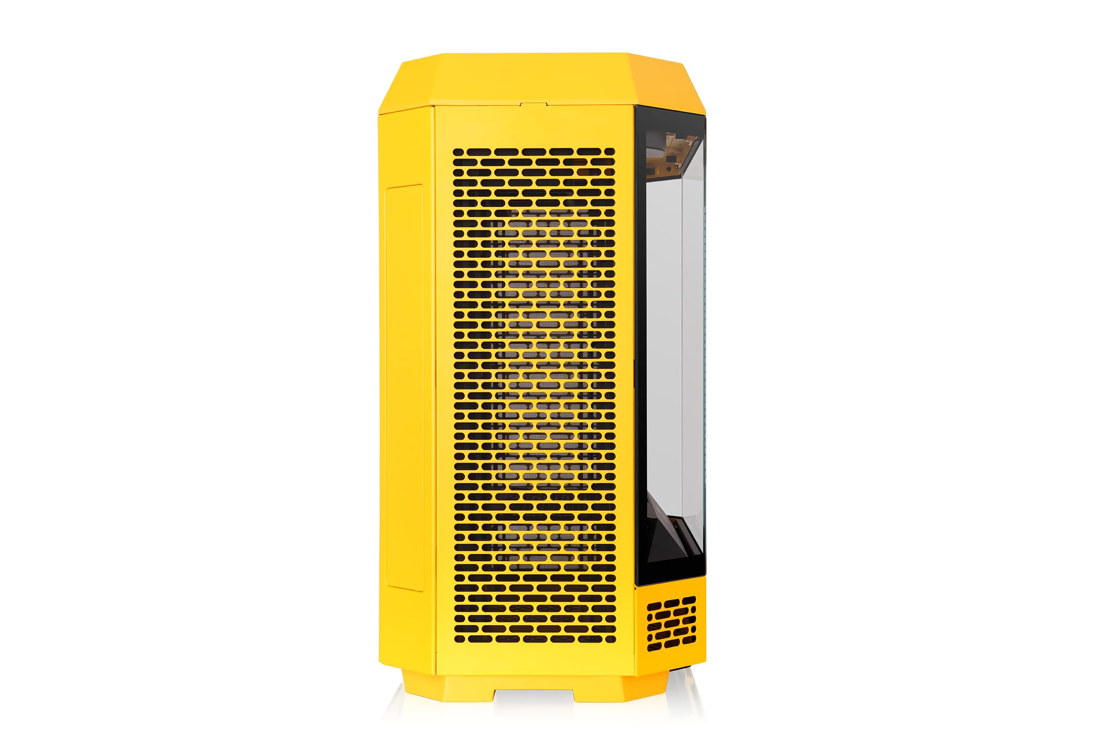 Thermaltake The Tower 600 Bumblebee | Mid Tower PC-Gehäuse | Hidden Connector Support | Tempered Glass | E-ATX & ATX… – Ansicht 3