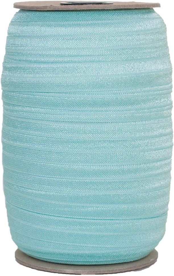 100 Yards - Sleepy Blue 5/8" Fold Over Elastic - ElasticByTheYard