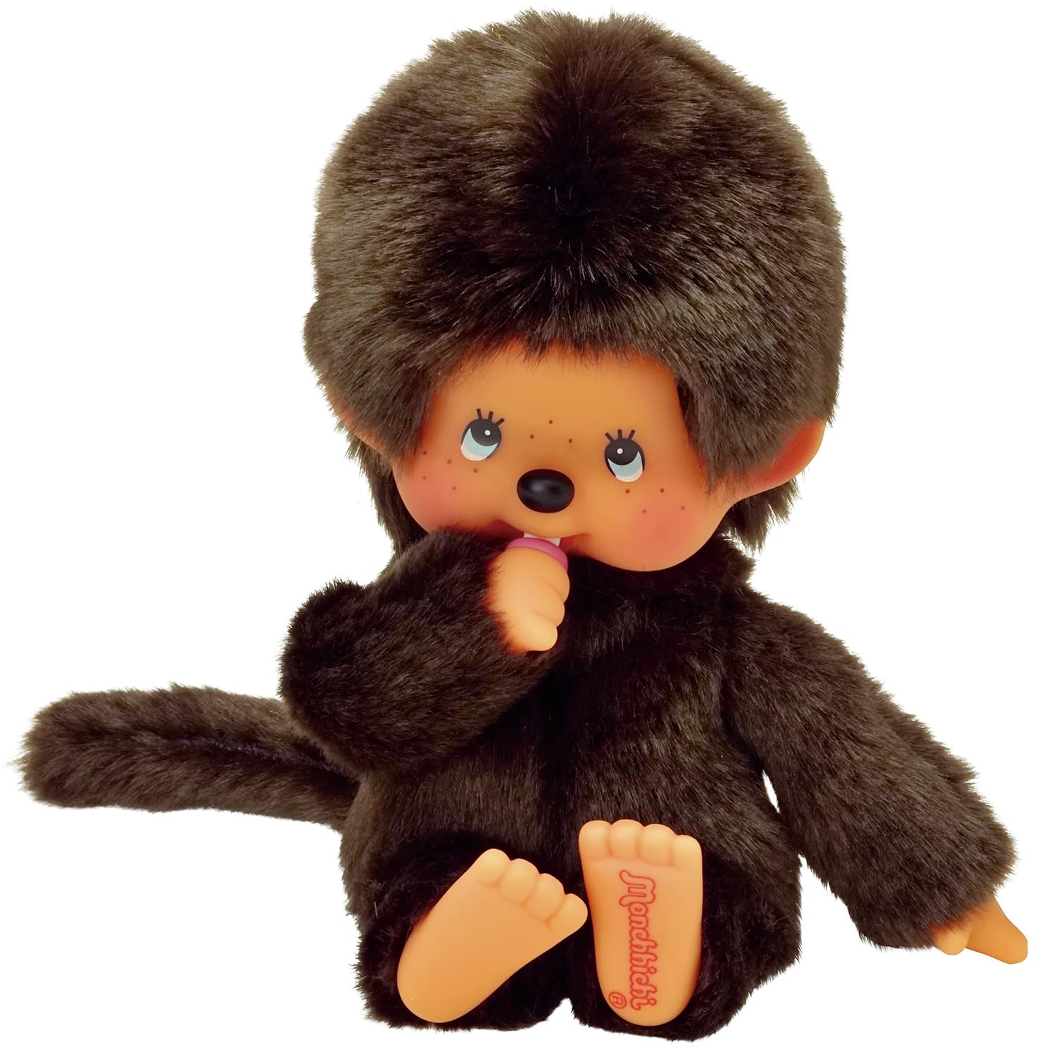 Monchhichi Original Kuscheltier – 20 cm, ikonisches Affenkuscheltier der 80er Jahre (Bandai)