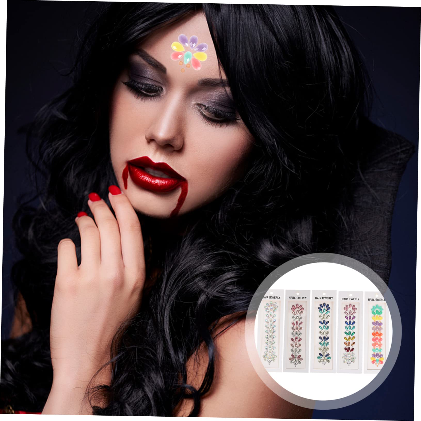 15hojas Gemas Faciales Autoadhesivas Para Maquillaje Para Fiestas Cosplay y Eventos Especiales Agrega Brillo y Glamour Tu Look