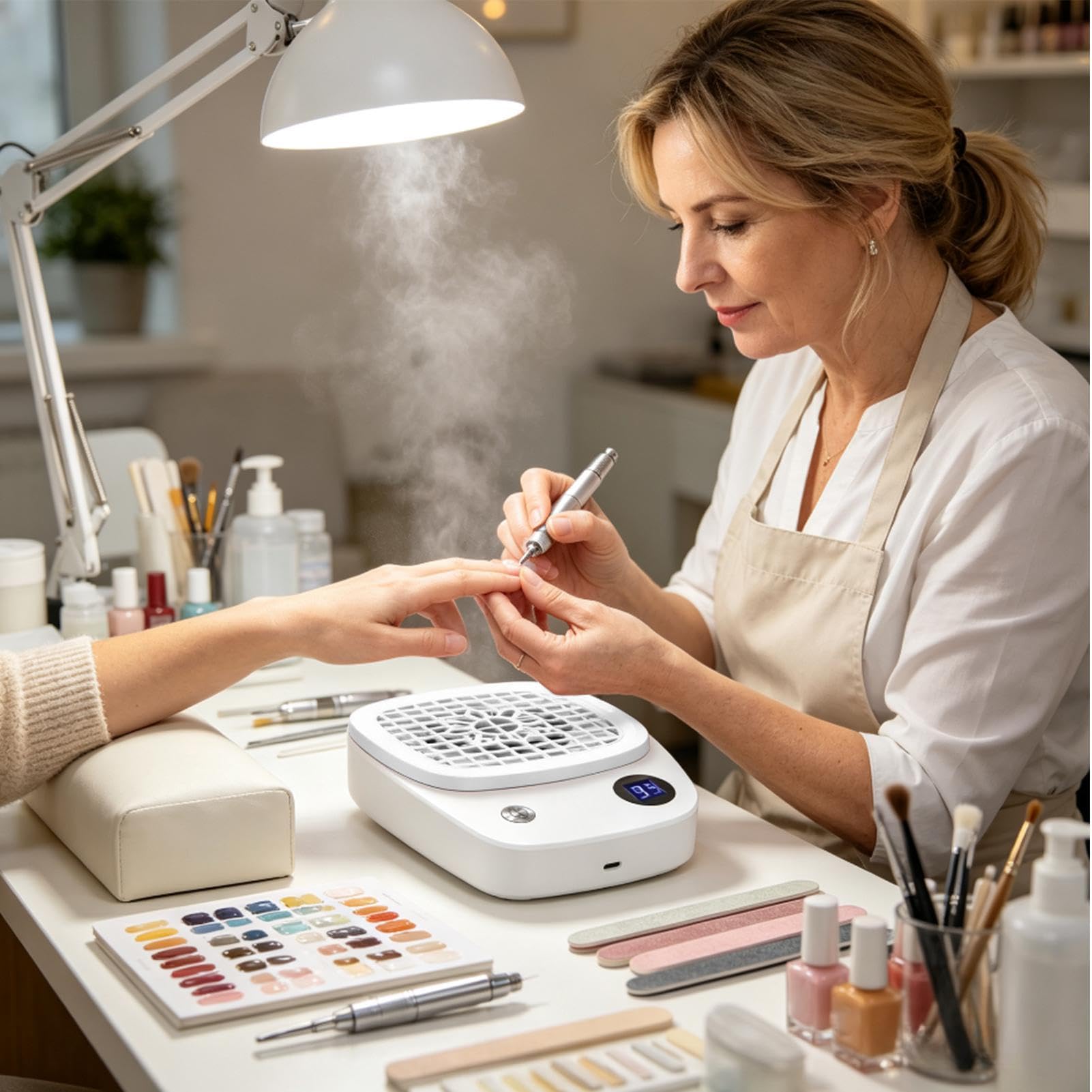 Nagelstaubsauger Vakuum Abscheider 4000 U/min Staubabsaugmaschine für