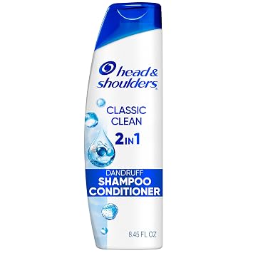 Head and Shoulders Classic Clean 2-in-1 Anti-Dandruff Shampoo + Conditioner 8.45 Fl Oz